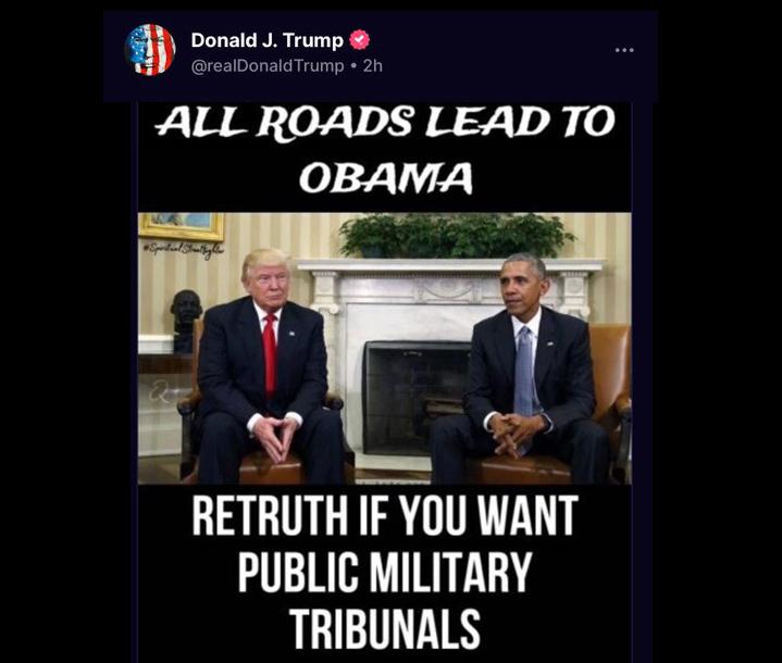 Trump et tribunaux militaires